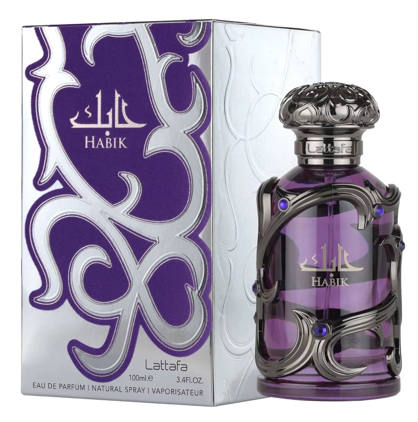 Habik – Spicy, Aromatic, Woody, Musky – Eau De Parfum Spray Long-Lasting Fragrance for Men, 3.4 Ounce / 100 Ml