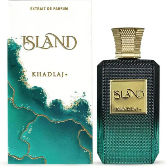 Khadlaj Island Unisex Extrait De Parfum Spray 3.4 Oz - Long-Lasting Fragrance for Men and Women