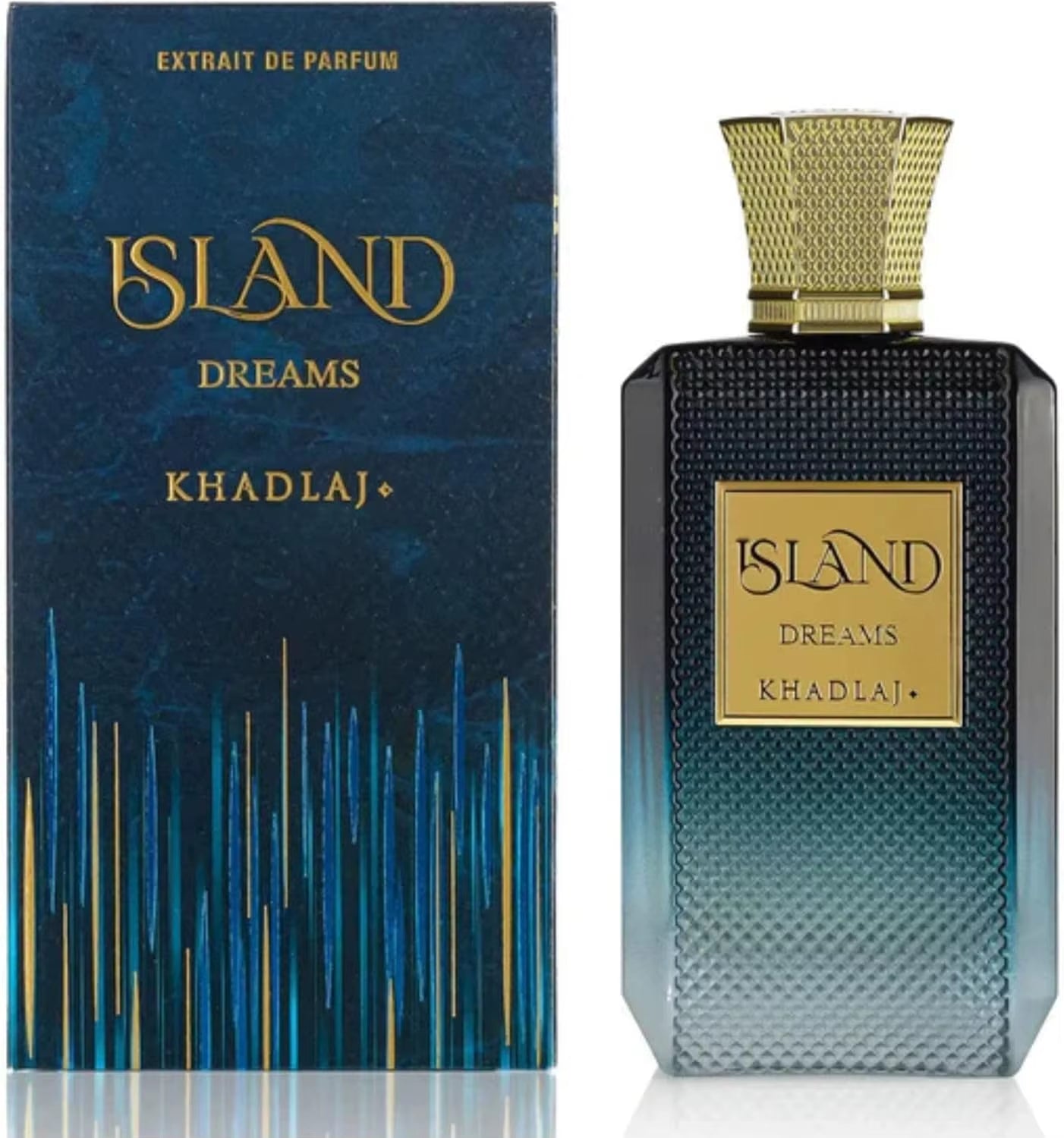 Khadlaj Island Dreams Unisex Extrait De Parfum 3.4 Ounce - Fruity Floral Woody Musky Long-Lasting Fragrance