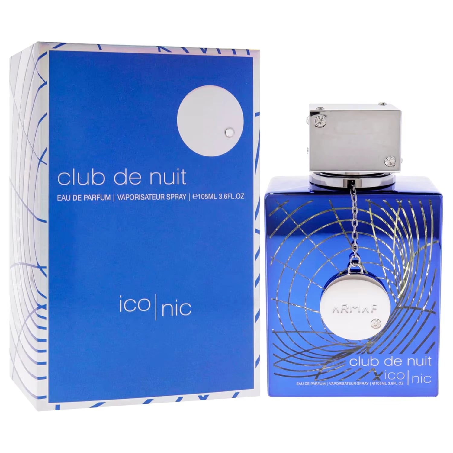 Club De Nuit Blue Signature Men'S Eau De Toilette Spray 3.6 Oz: Fragrance for Casual Wear