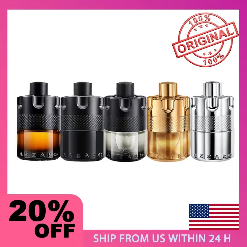 100Ml  Wanted Series Eau De Parfum Spray French Original Luxury Perfumes Cologne for Men Pheromones Perfume Attract Women