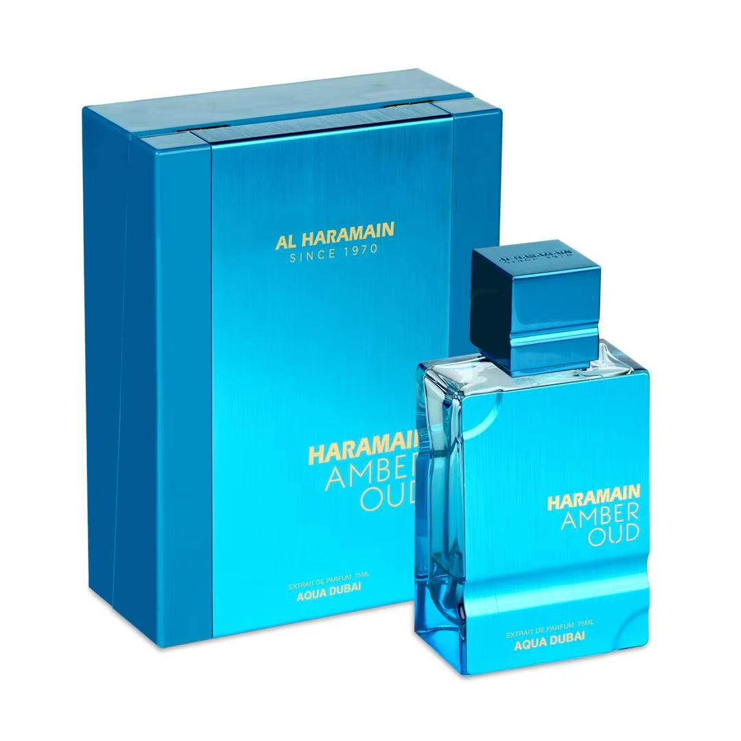 Al Haramain Amber Oud - Aqua Dubai - Cologne for Men and Women - Bergamot, Amber, Musk Fragrances - Long Lasting Perfume for Men