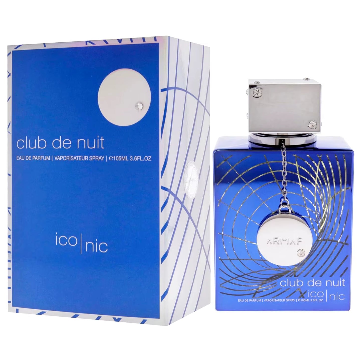 Club De Nuit Blue Signature Men'S Eau De Toilette Spray 3.6 Oz: Fragrance for Casual Wear