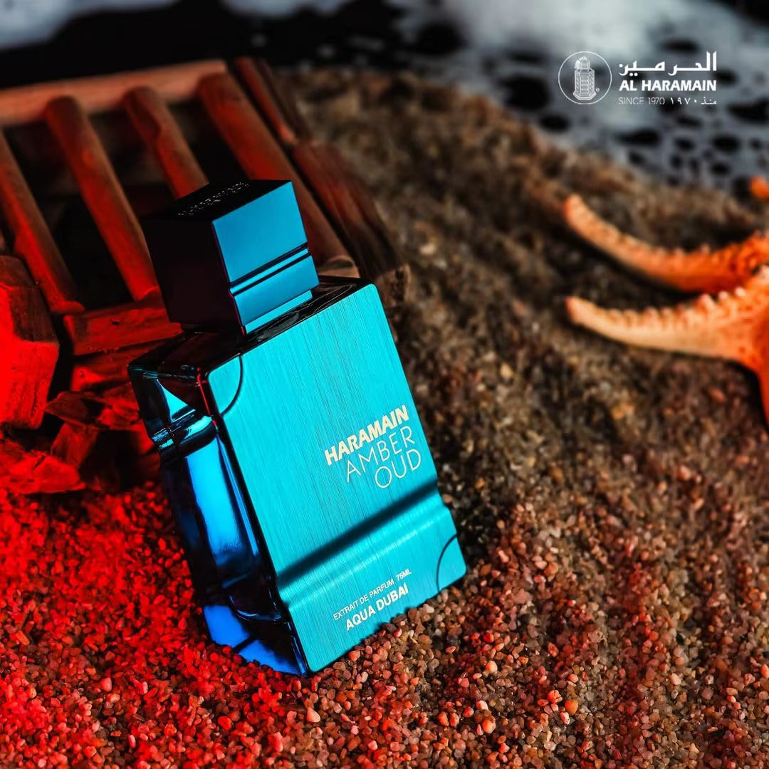 Al Haramain Amber Oud - Aqua Dubai - Cologne for Men and Women - Bergamot, Amber, Musk Fragrances - Long Lasting Perfume for Men