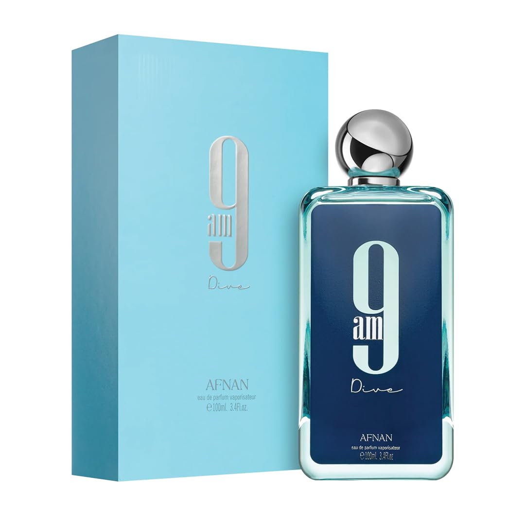 Afnan 9AM Dive Men's EDP Fragrance 3.4 Oz