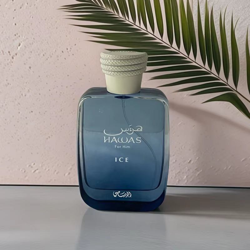RASASI Hawas Men'S Ice Eau De Parfum 100Ml (3.4Oz) - Fragrance for Men