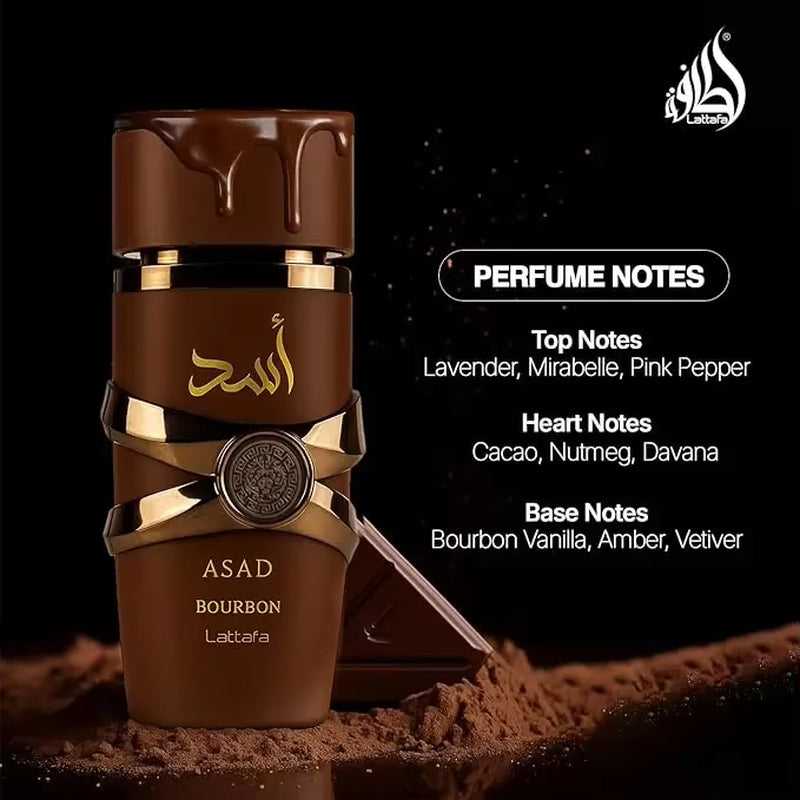 Asad Bourbon Eau De Parfum Spray Pheromone Fragrance Arabian Women'S Perfume Pheromone Cologne for Man Birthday Present