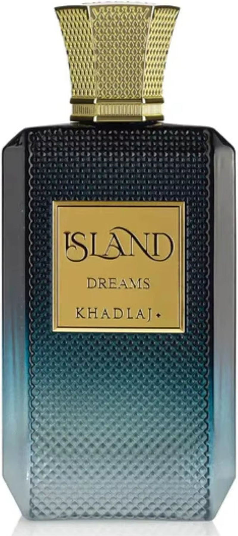 Khadlaj Island Dreams Unisex Extrait De Parfum 3.4 Ounce - Fruity Floral Woody Musky Long-Lasting Fragrance