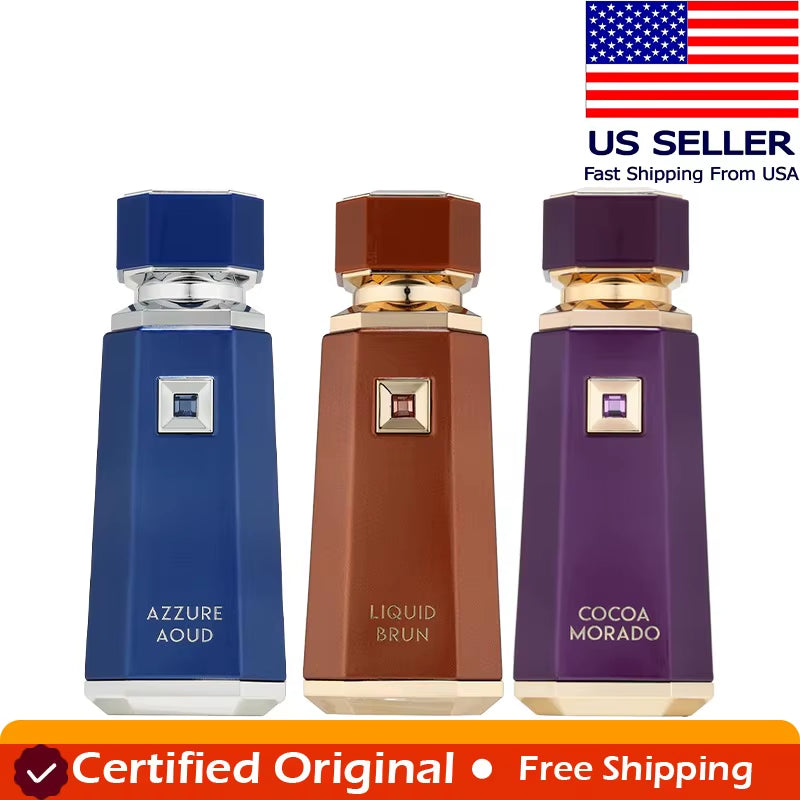 French Avenue Liquid Brun Eau De Parfum Spray 3.4 Oz (100 Ml) 12-Hour Long-Lasting Cologne Eau De Cologne Christmas Gift