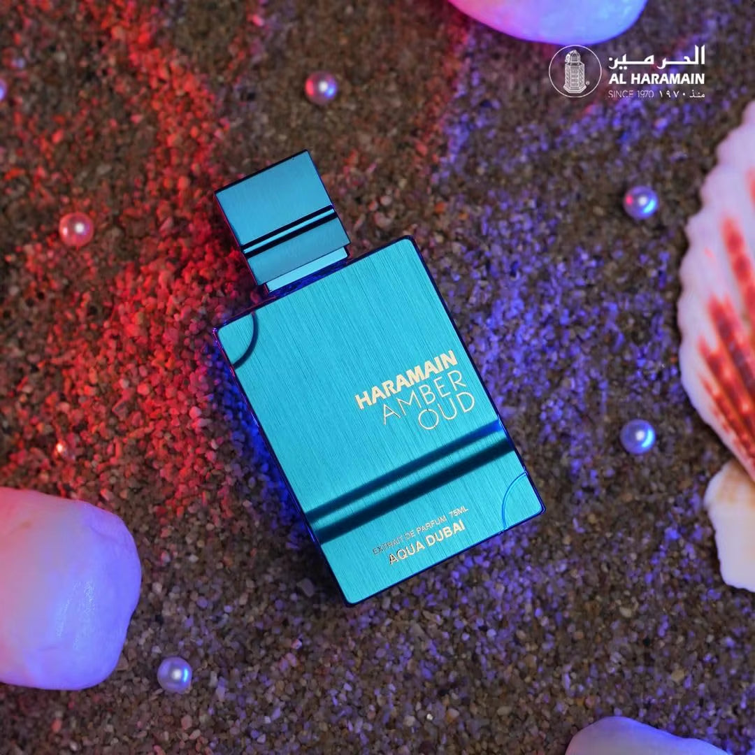 Al Haramain Amber Oud - Aqua Dubai - Cologne for Men and Women - Bergamot, Amber, Musk Fragrances - Long Lasting Perfume for Men