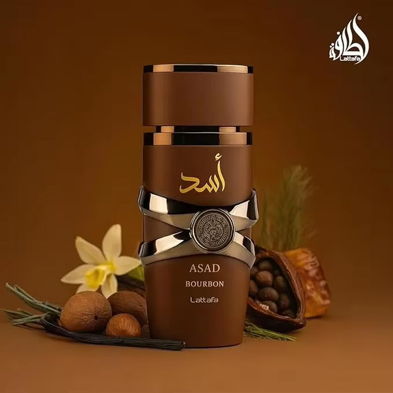 Asad Bourbon Eau De Parfum Spray Pheromone Fragrance Arabian Women'S Perfume Pheromone Cologne for Man Birthday Present